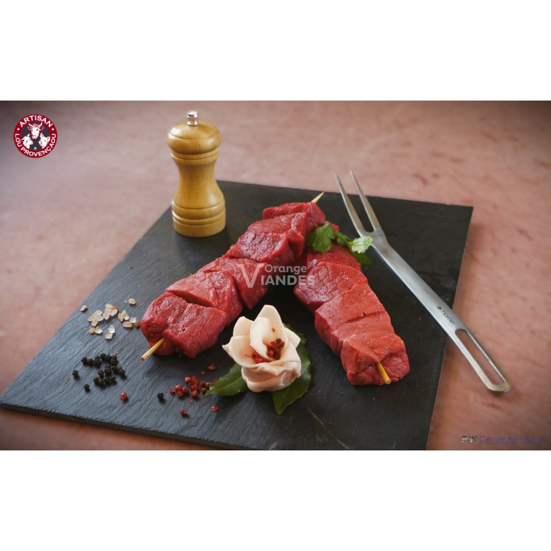 BROCHETTE DE BOEUF SUR PIQUE