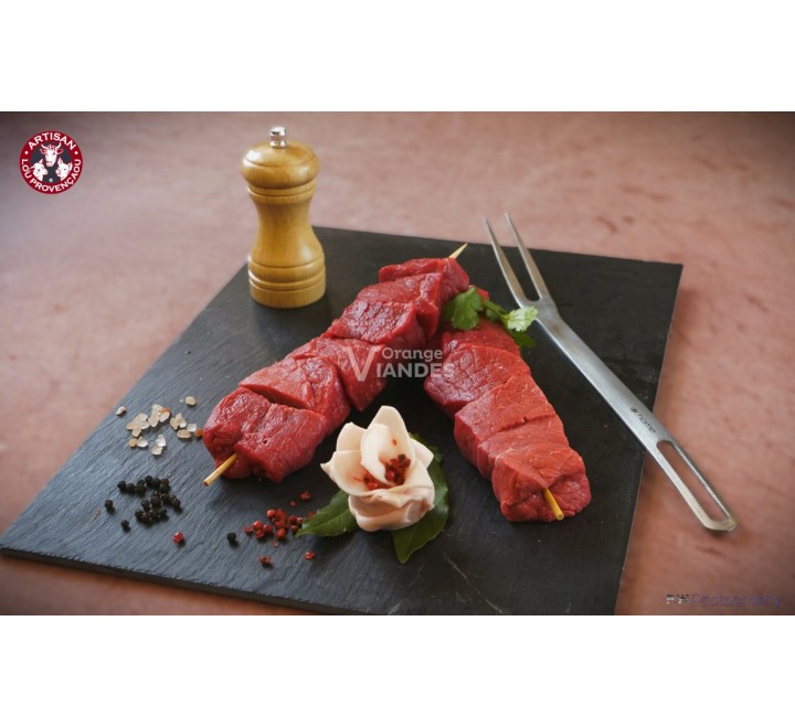 BROCHETTE DE BOEUF SUR PIQUE