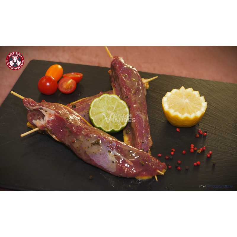 BROCHETTE FILET CANARD AUX 3 POIVRES
