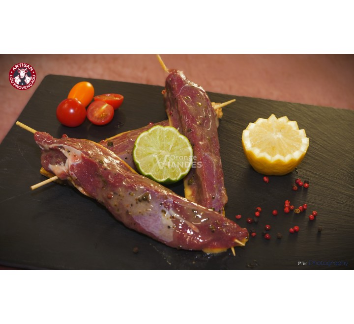 BROCHETTE FILET CANARD AUX 3 POIVRES