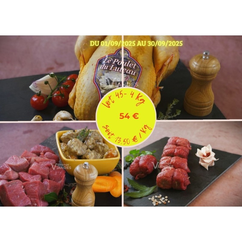 LOT N°45 - SEPTEMBRE - 4 Kg