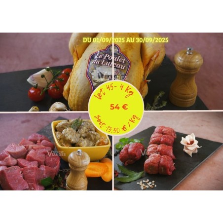 LOT N°45 - SEPTEMBRE - 4 Kg