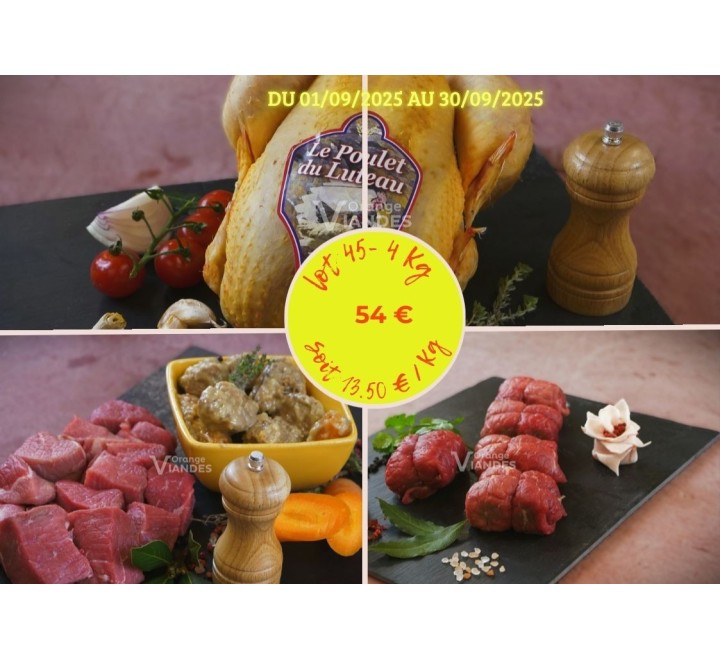 LOT N°45 - SEPTEMBRE - 4 Kg