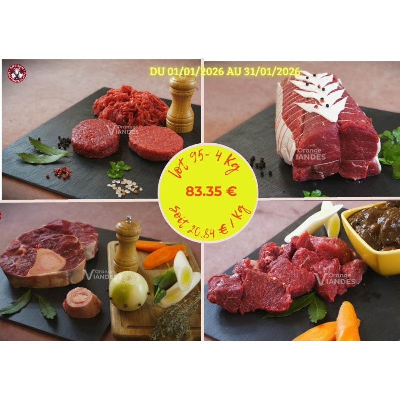 LOT N°95 - BOEUF - 4 Kg