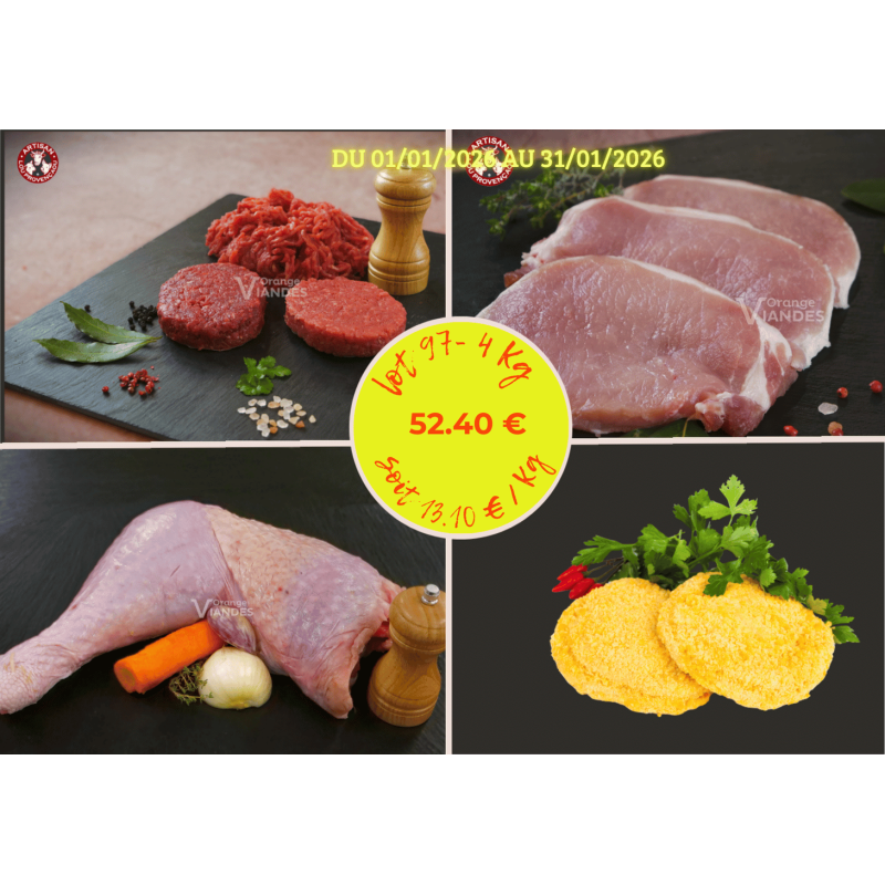 LOT N°97  - JANVIER - 4 Kg