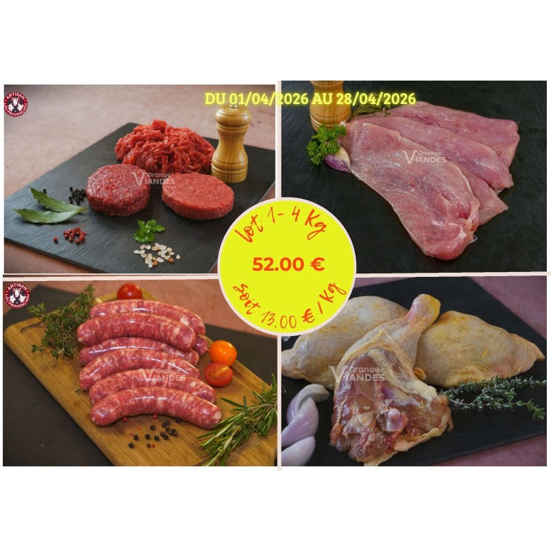 LOT N°1 - PITCHOUN - 4 Kg