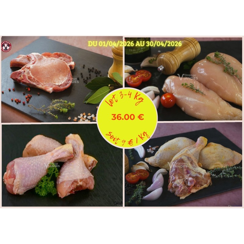 LOT N°3  - AVRIL - 4 Kg