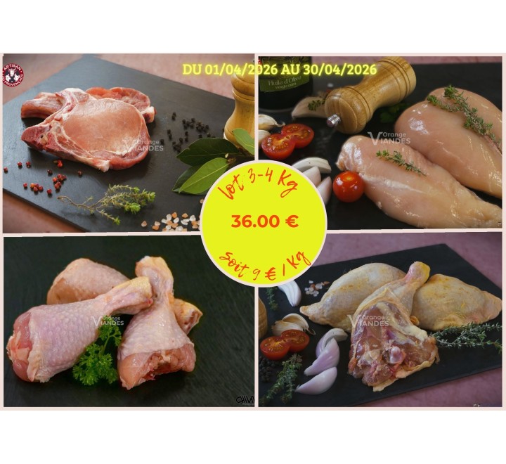 LOT N°3  - AVRIL - 4 Kg