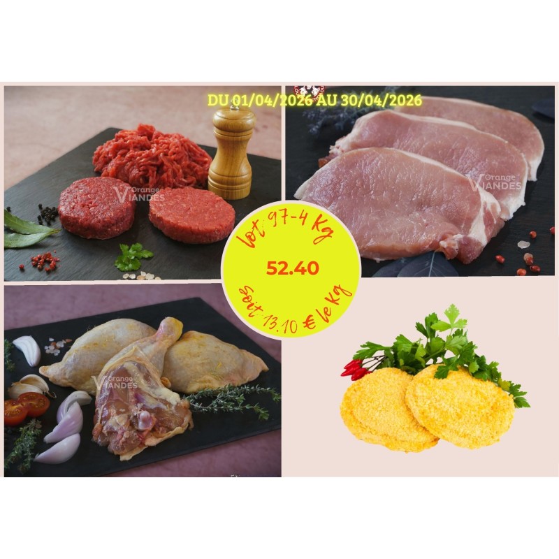 LOT N°97  - MIXTE - 4 Kg