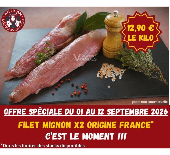 OFFRE SPÉCIALE LOT DE FILET MIGNON X2