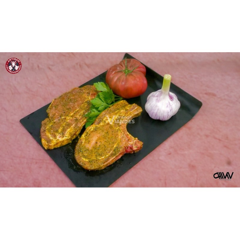 COTE DE PORC AUX HERBES