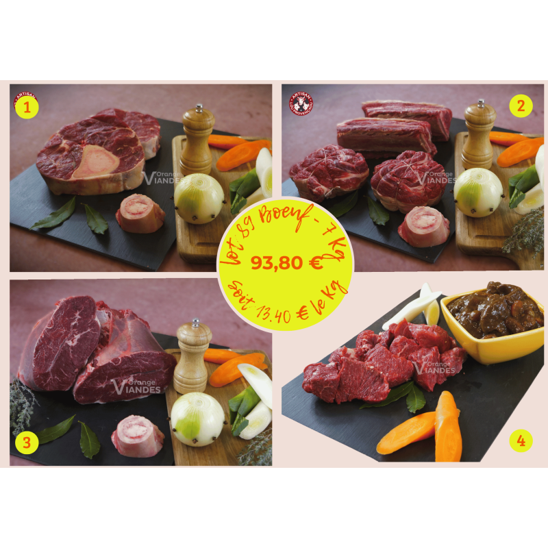 LOT spécial n°89 - BOEUF - 7 Kg